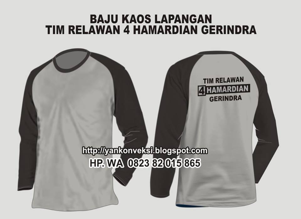 BAJU KAOS LAPANGAN HARMADIAN GERINDRA