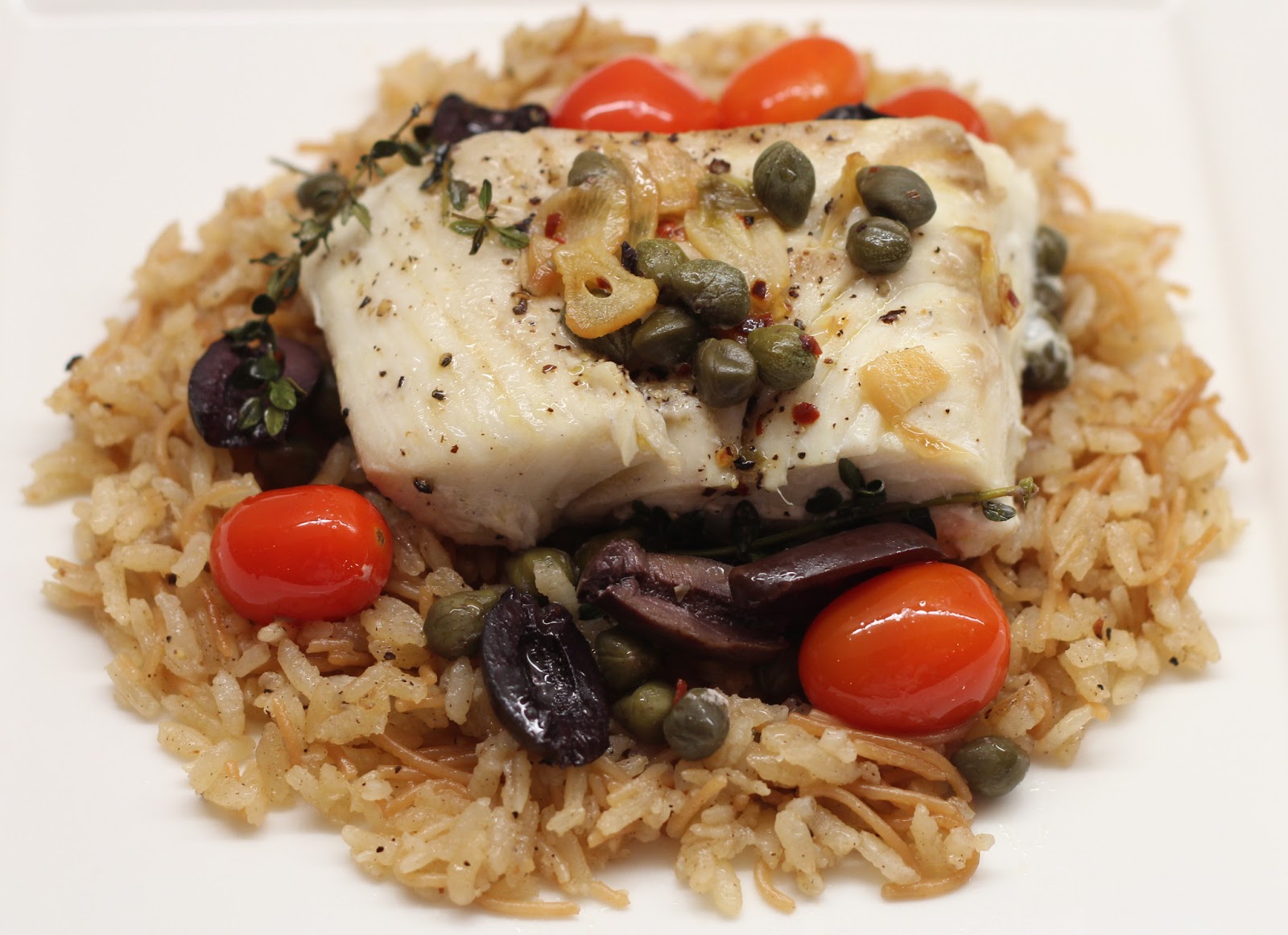 Lexi's Kitchen HALIBUT PACKAGES WITH TOMATOES, CAPERS AND OLIVES