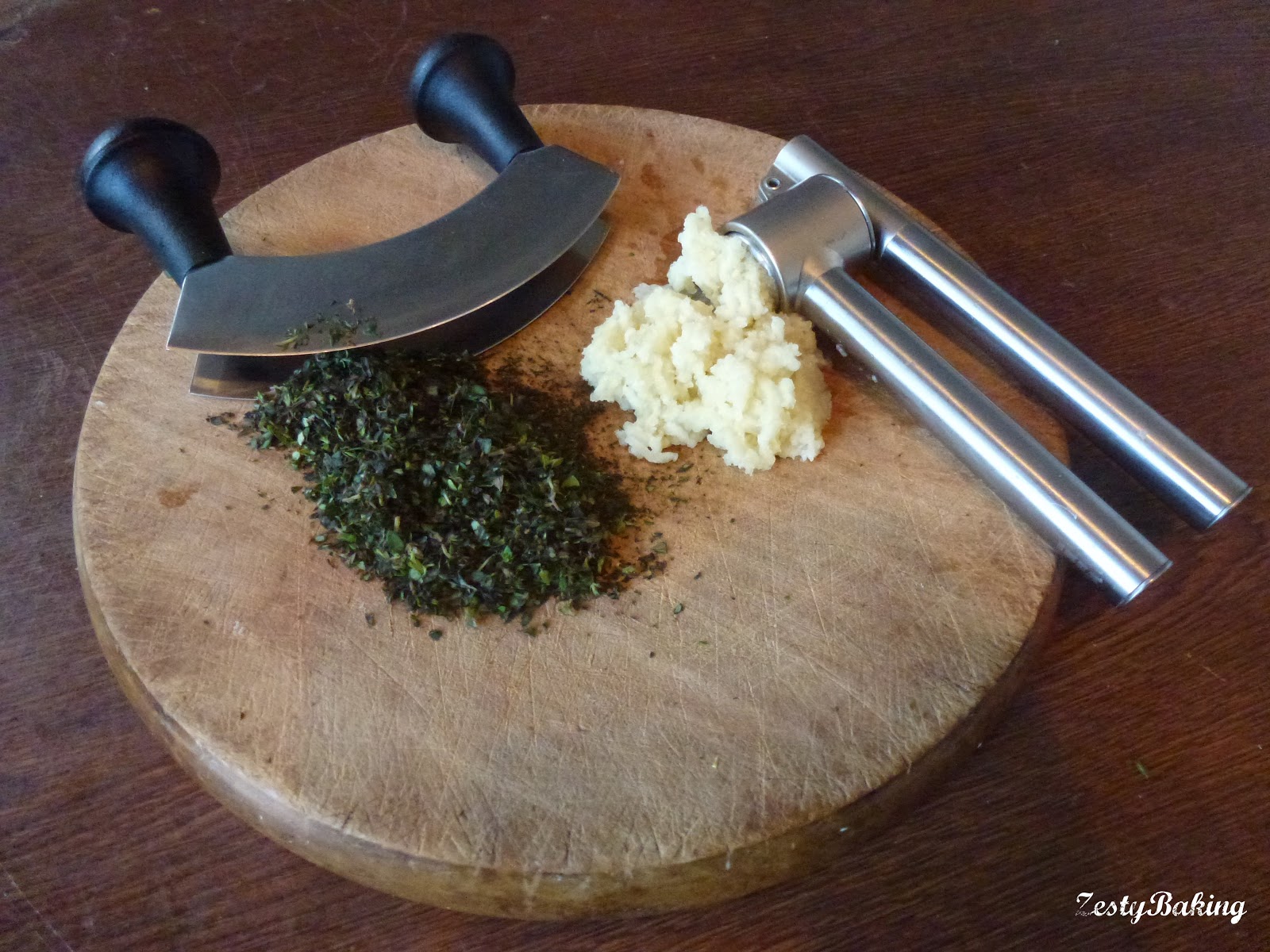 Lemon Thyme & Garlic Bread ZestyBaking