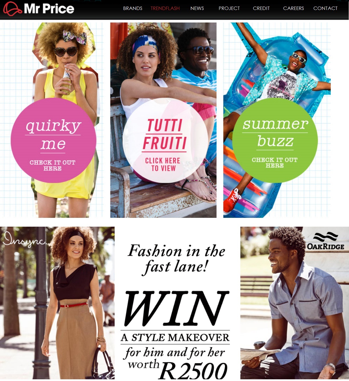 Faith Model Management Tassia for Mr Price