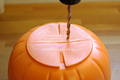 how to make a diy solar firefly jack-o-lantern for Halloween