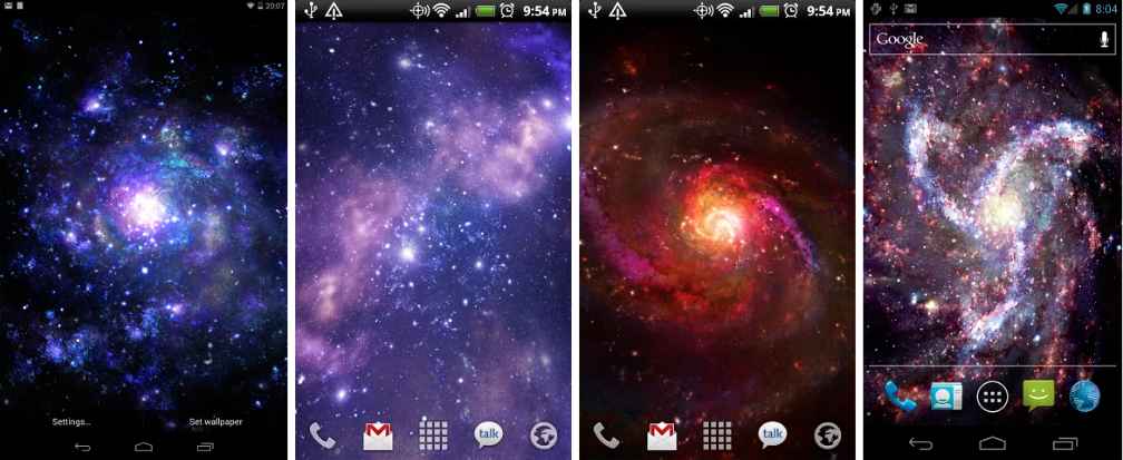 Galactic core adalah sebuah aplikasi wallpaper bergerak android ...