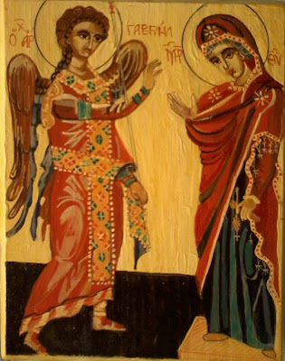 Sfantul Gabriel si Maica Domnului