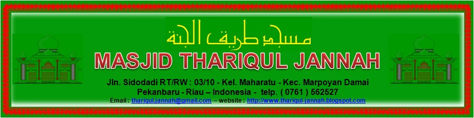 Profil Masjid Thariqul Jannah