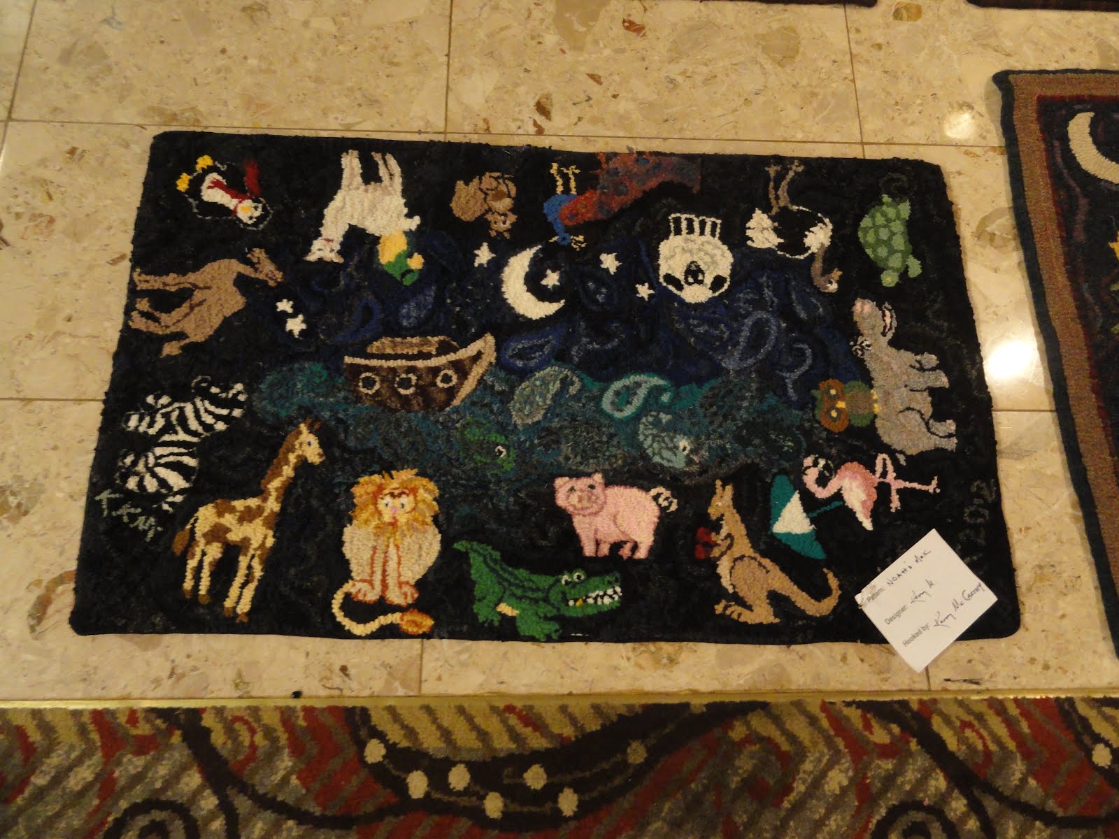Primitives by the light of the moon Star of Texas Rug Hooking