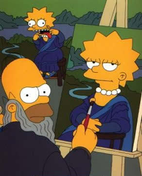  Simpsons Mona Lisa 