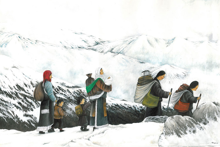 escaping from tibet