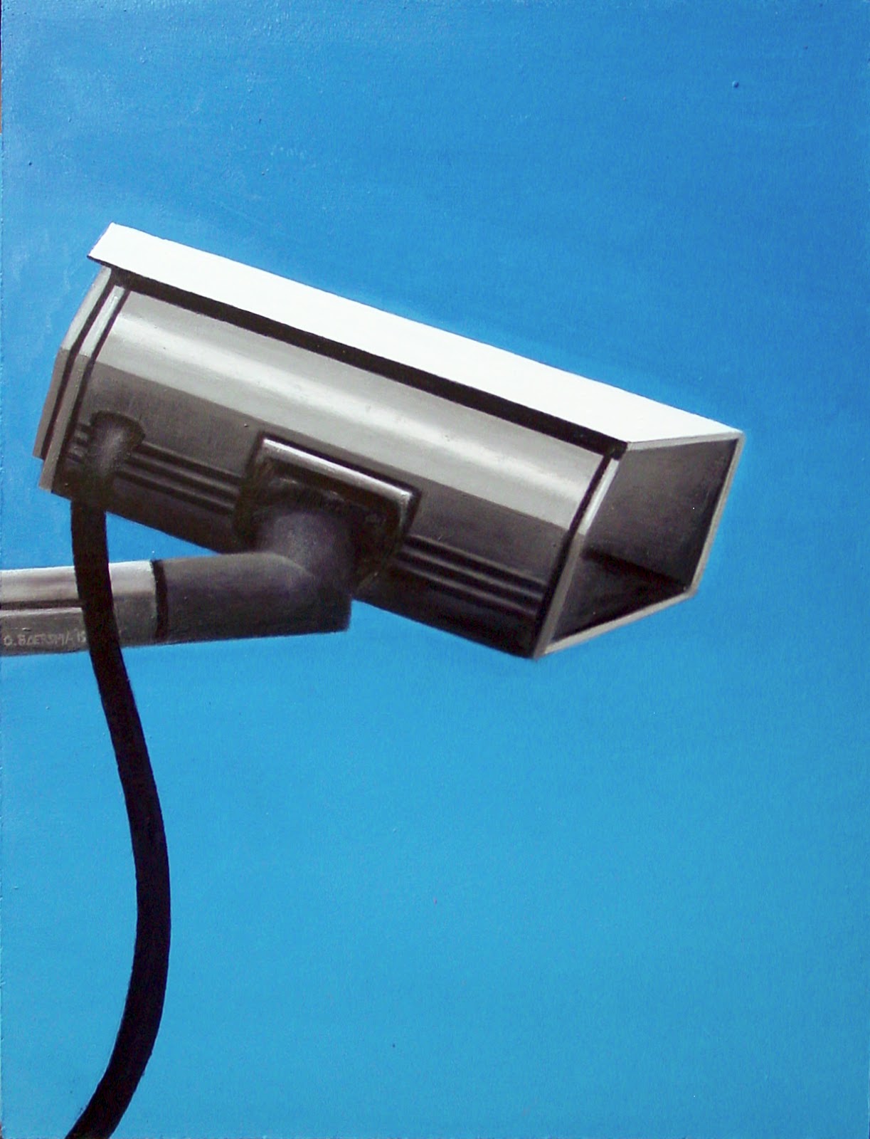 Daily realism paintings by Gerard Boersma Security Camera 25 Still