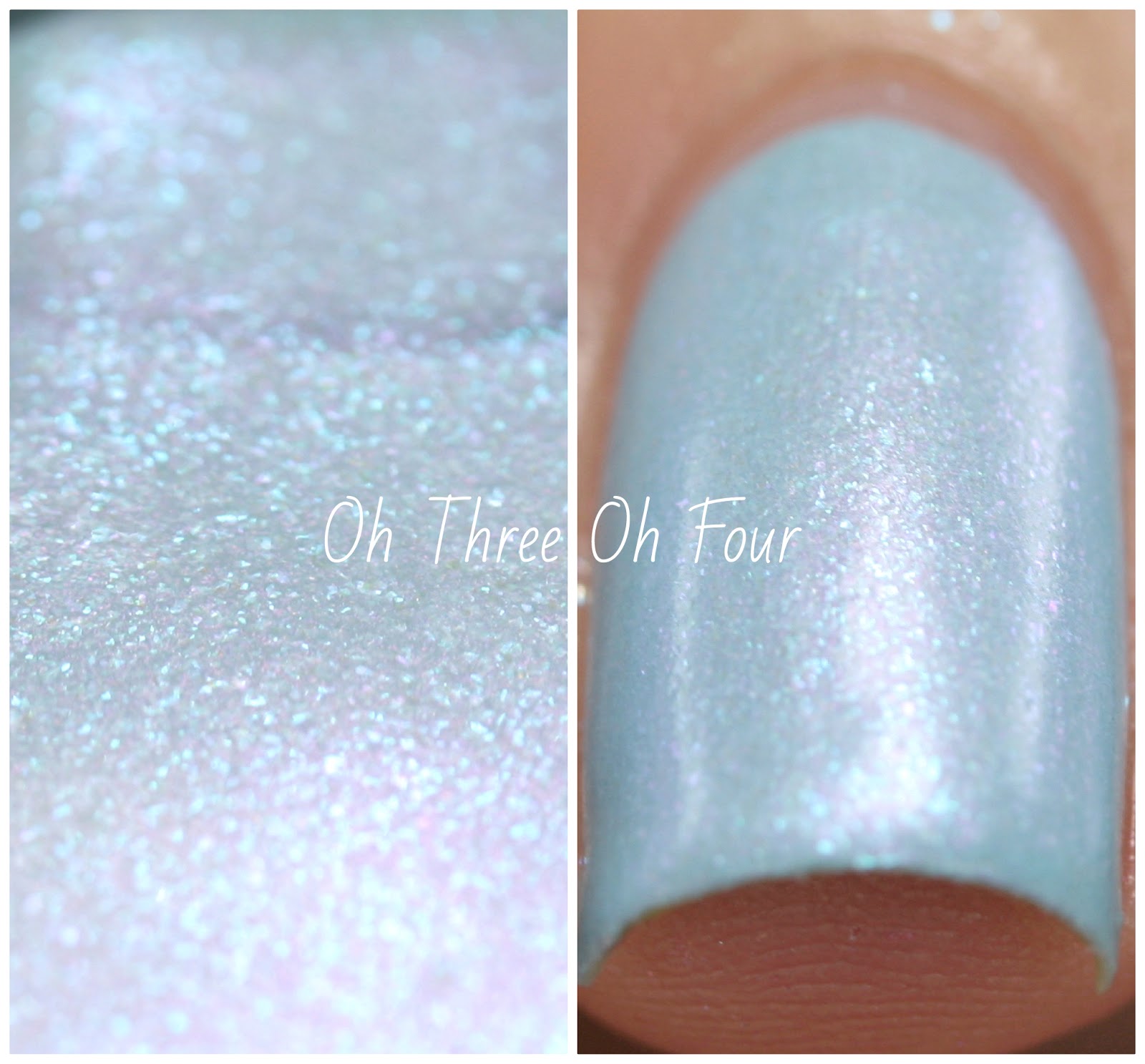 SuperChic Lacquer Coming Unblued Swatch