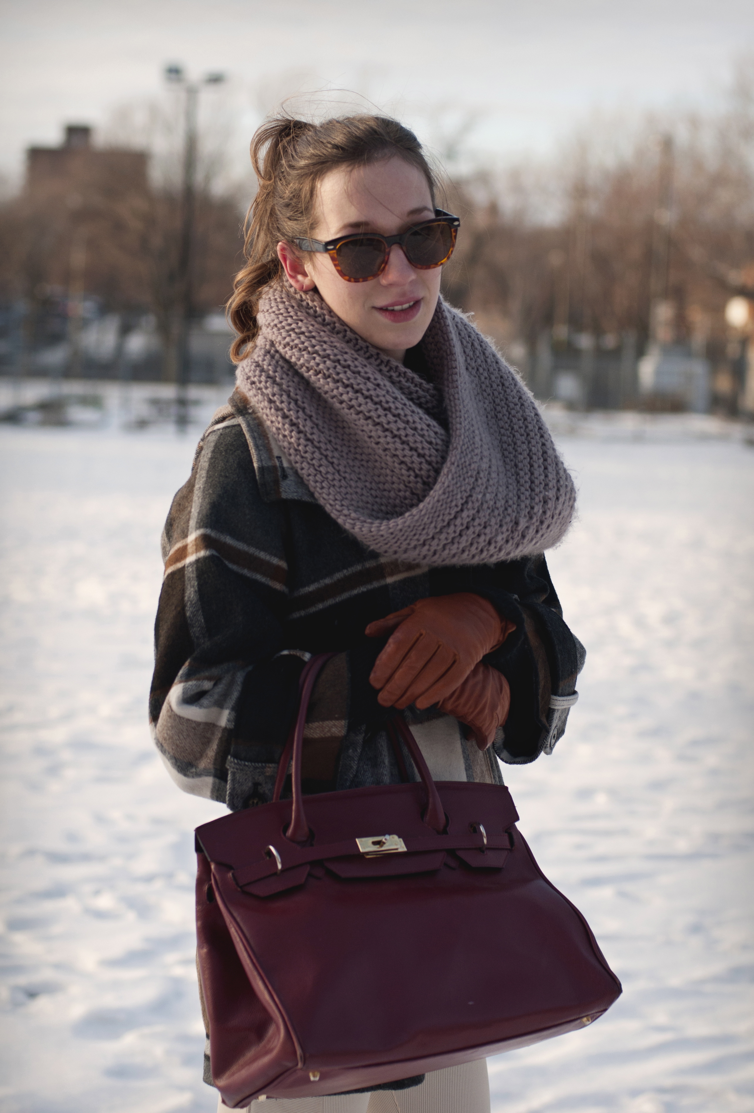 Ponytail In Winter Dentelle Fleursdentelle Fleurs
