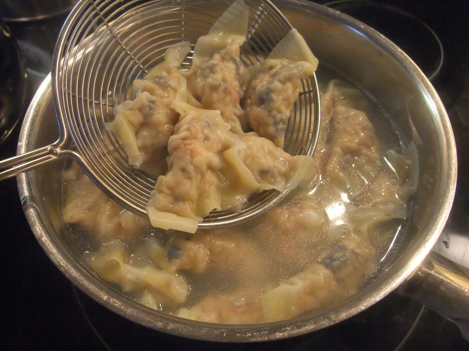 Susan's SavourIt! "Sui Gow" Dumplings in Soup...