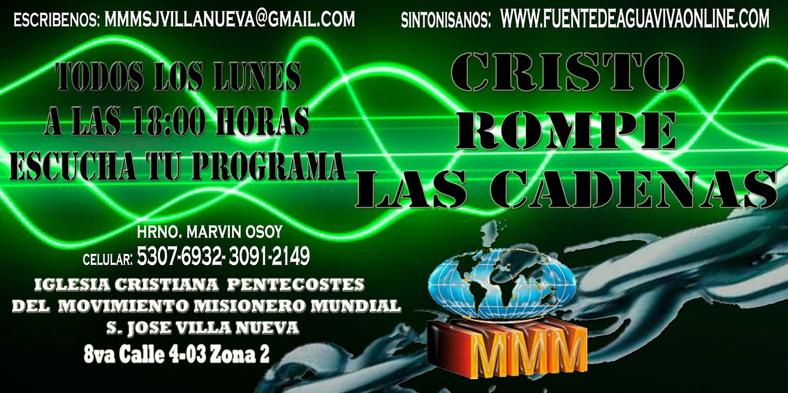 IGLESIA DE CRISTO ROMPE CADENAS iglesia de cristo rompe cadenas: