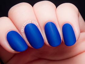 Cirque Colors NYFW (with matte topcoat) via @chalkboardnails