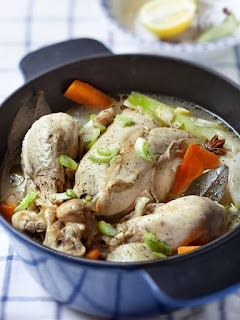 Sandy S France Recipe Of The Month La Poule Au Pot Bearnaise