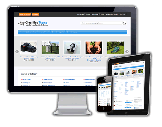 Sitemile Classified Theme Review