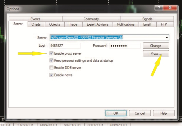 Forex proxy server