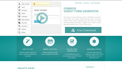 Formoid, HTML Editor