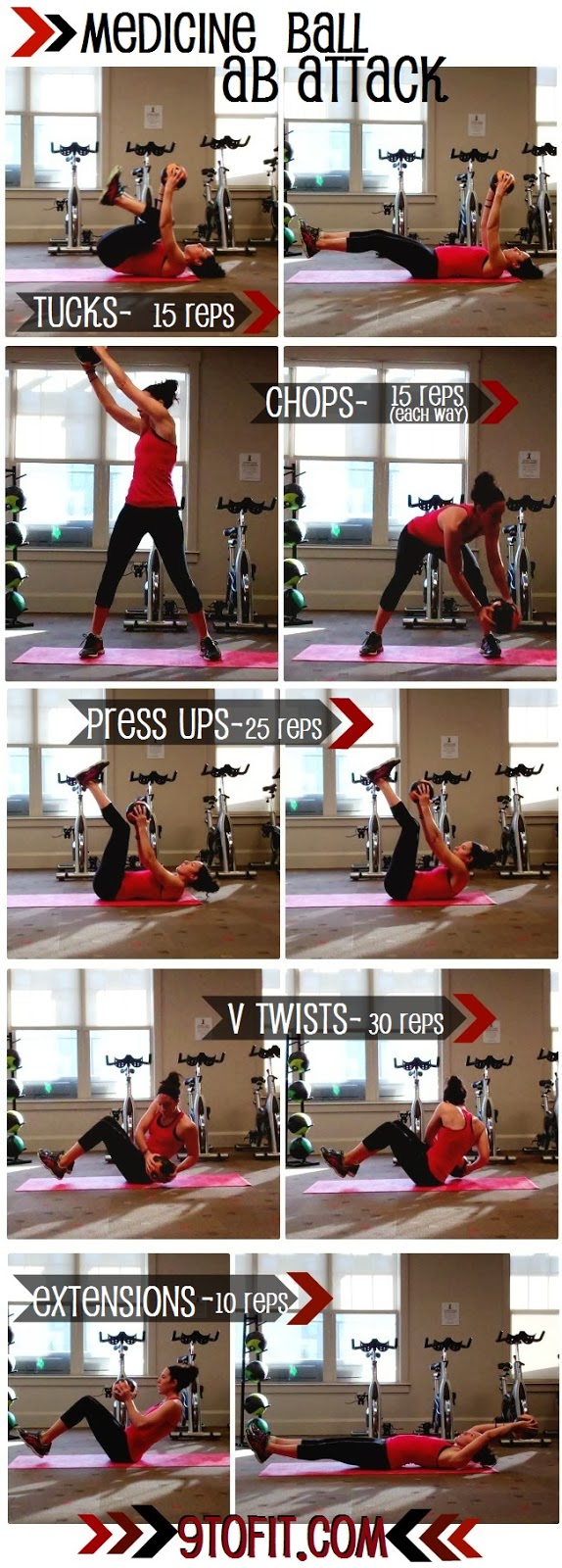 Core ball ab workout