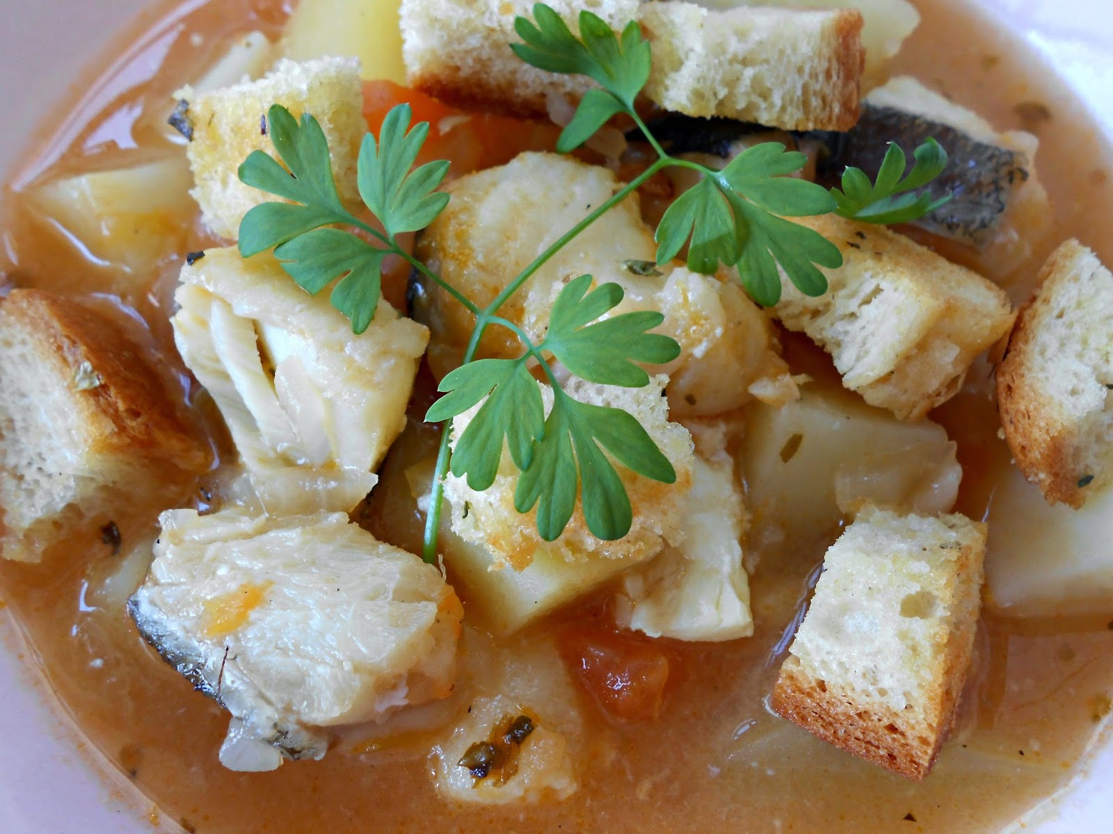 Zuppa Di Baccalà Alla Romana (sopa De Bacalao)
