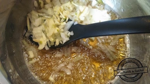 Dorsz na słodkiej kaszance z sosem z ogórka Okrasa Lidla kuchnia mechanik w kuchni