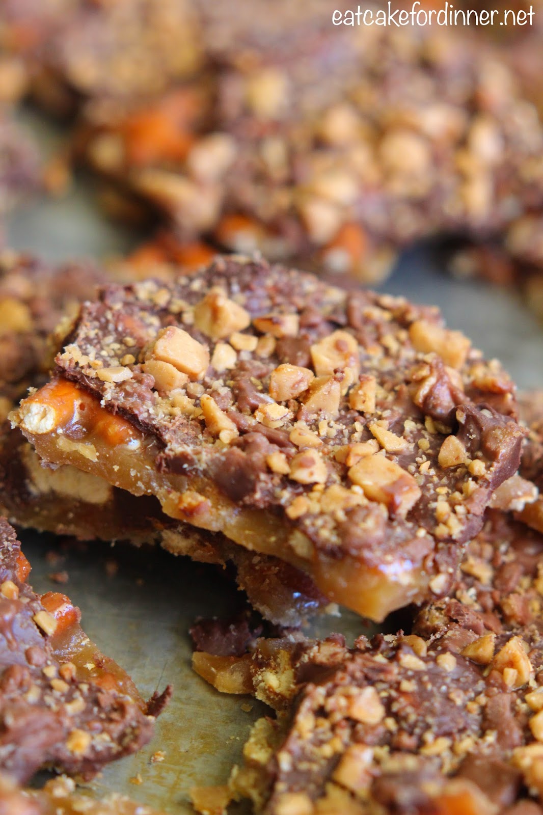Easy Pretzel Toffee and Sally's Candy Addiction Cookbook Review Eat