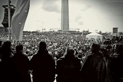 Washington, D.C. rally near the Washington Monument