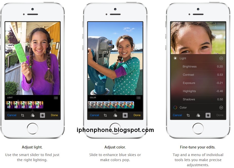 Photos App in iOS 8 iPhonPhone