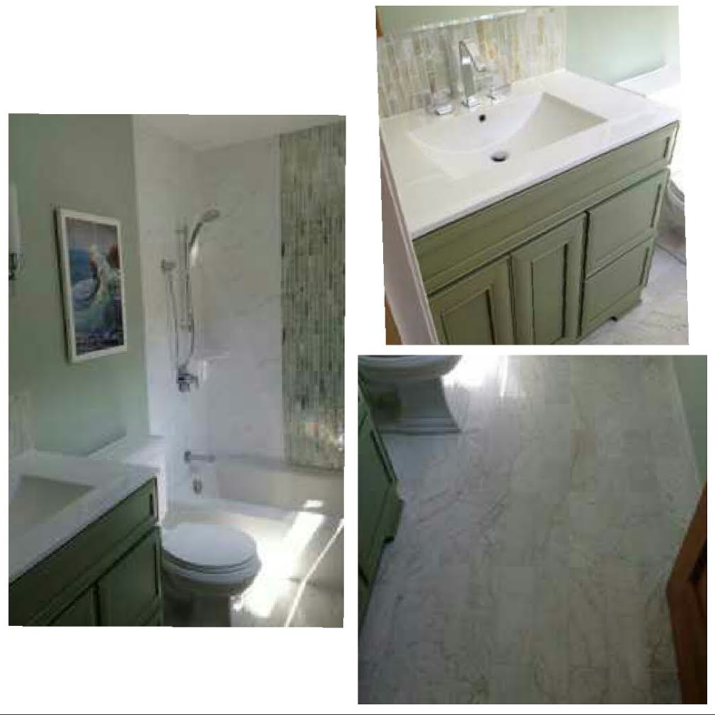 The Tile Design By Kirsty 8 24 14 31 Finally We Have A Diy Customer Who Andrew Coached It Features The San Miguel Portofino Border And Alpine Sand Floor