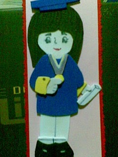 maria manualidades de foami tarjeta de recuerdo