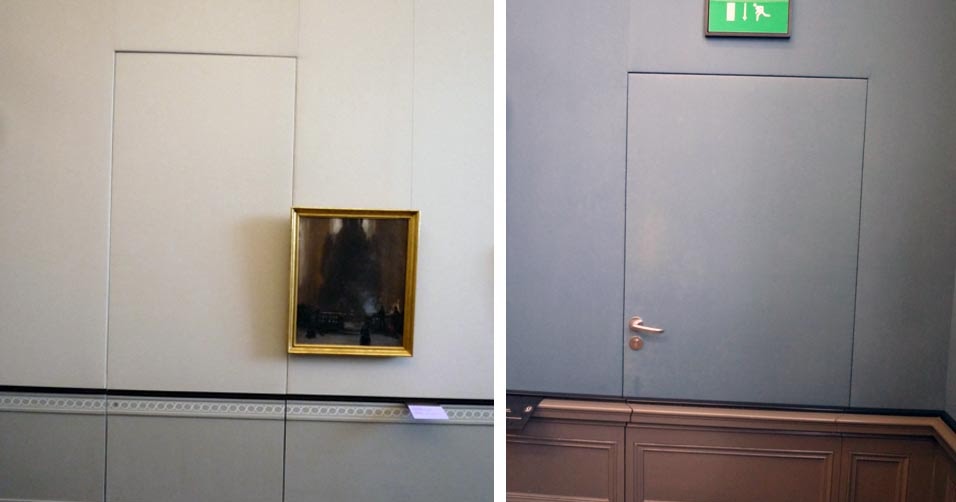 over the net: Wall doors