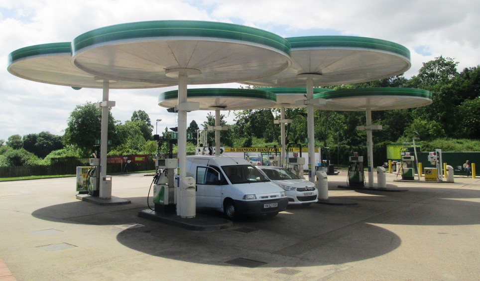 Liberal England Red Hill filling station, Leicester