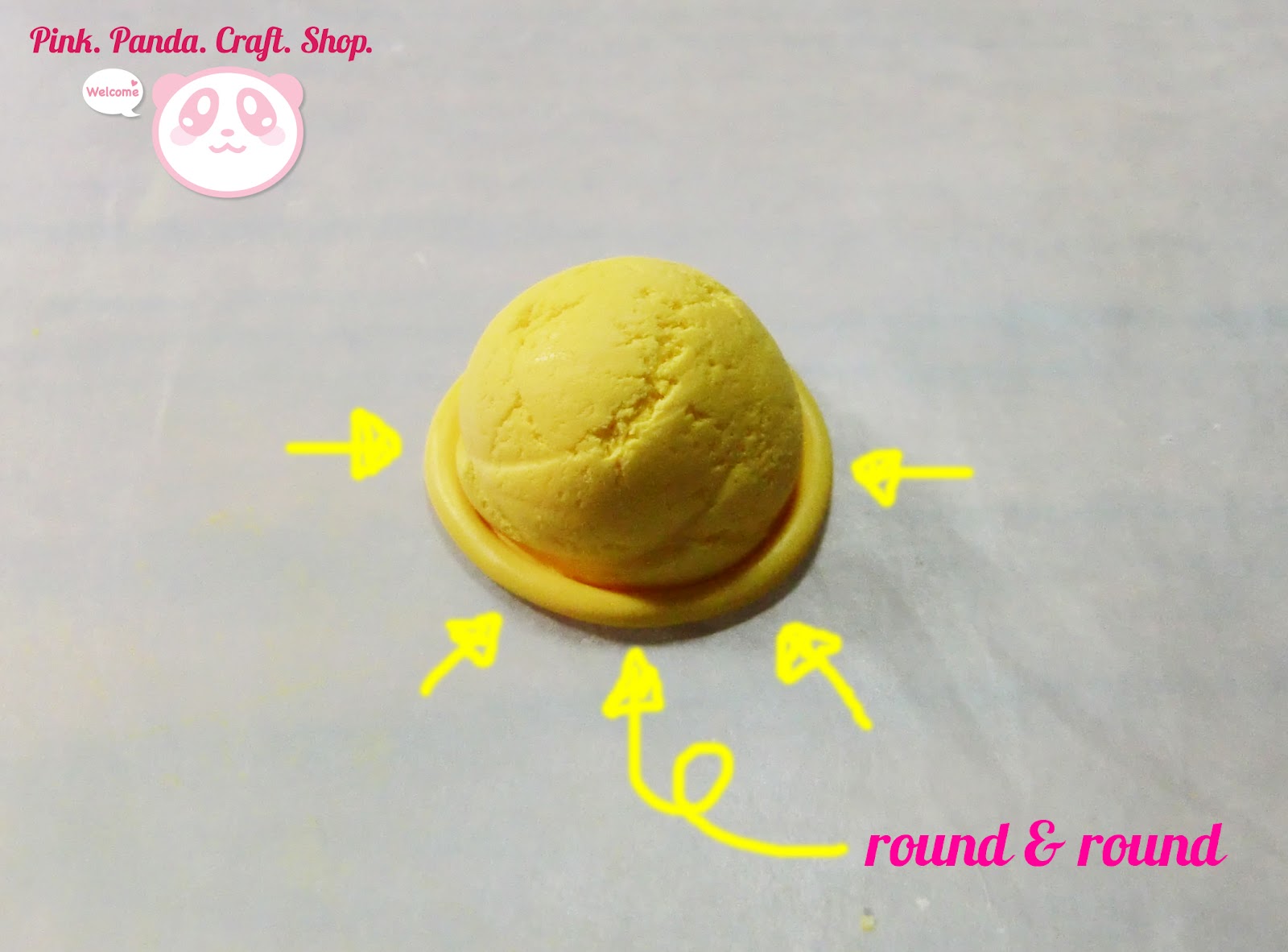How to make polymer clay icecream scoop
