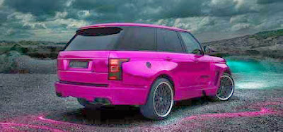 Gambar Modifikasi Mobil Range Rover Pinky
