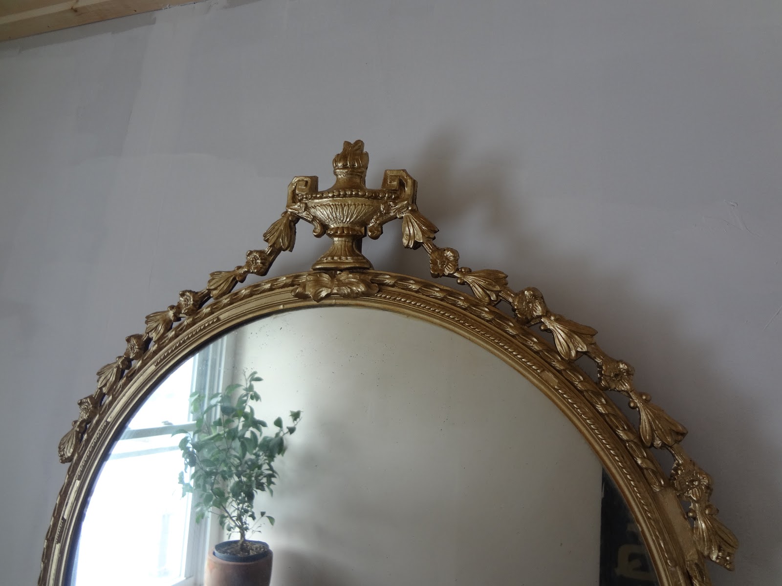 Heir and Space Antique Mirror Before and After