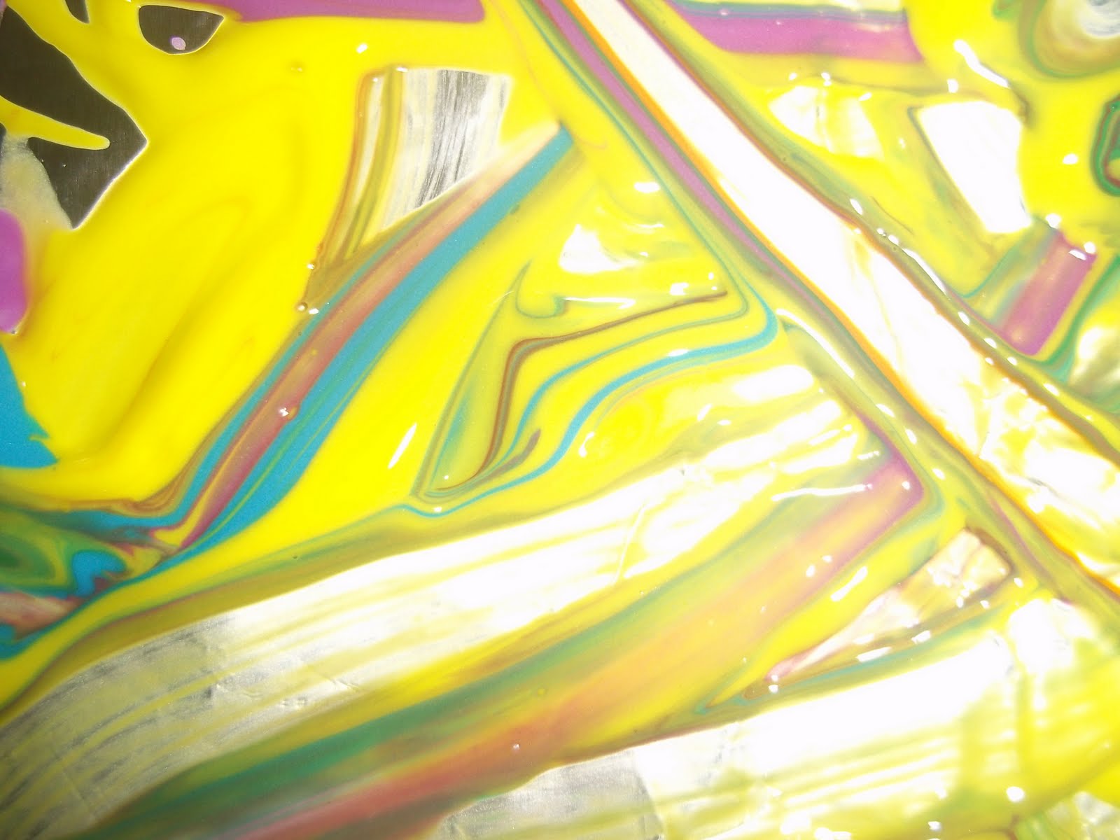 You'll Thank Me One Day Painting on tinfoil