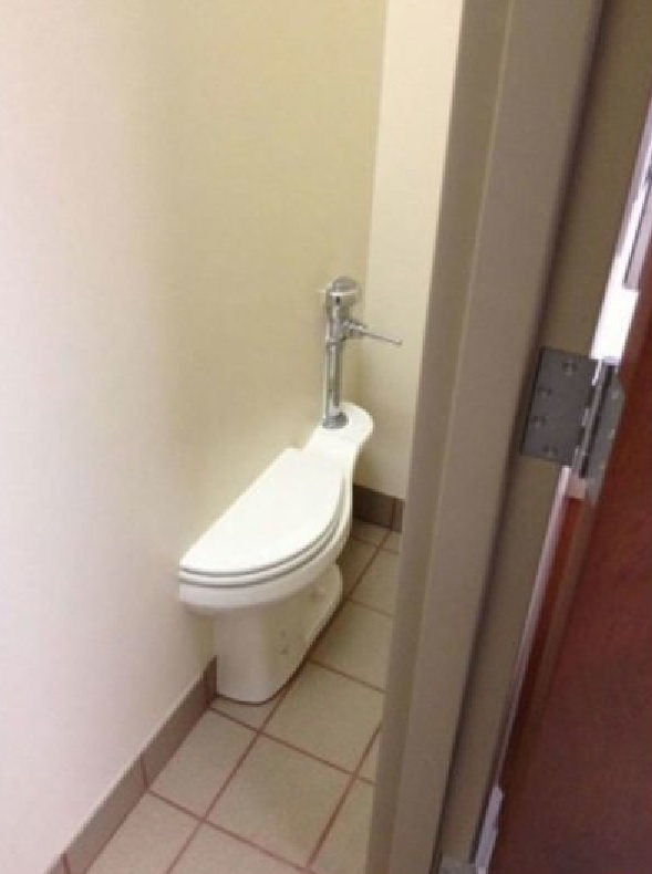 A toilet for the half-ass idiot ~