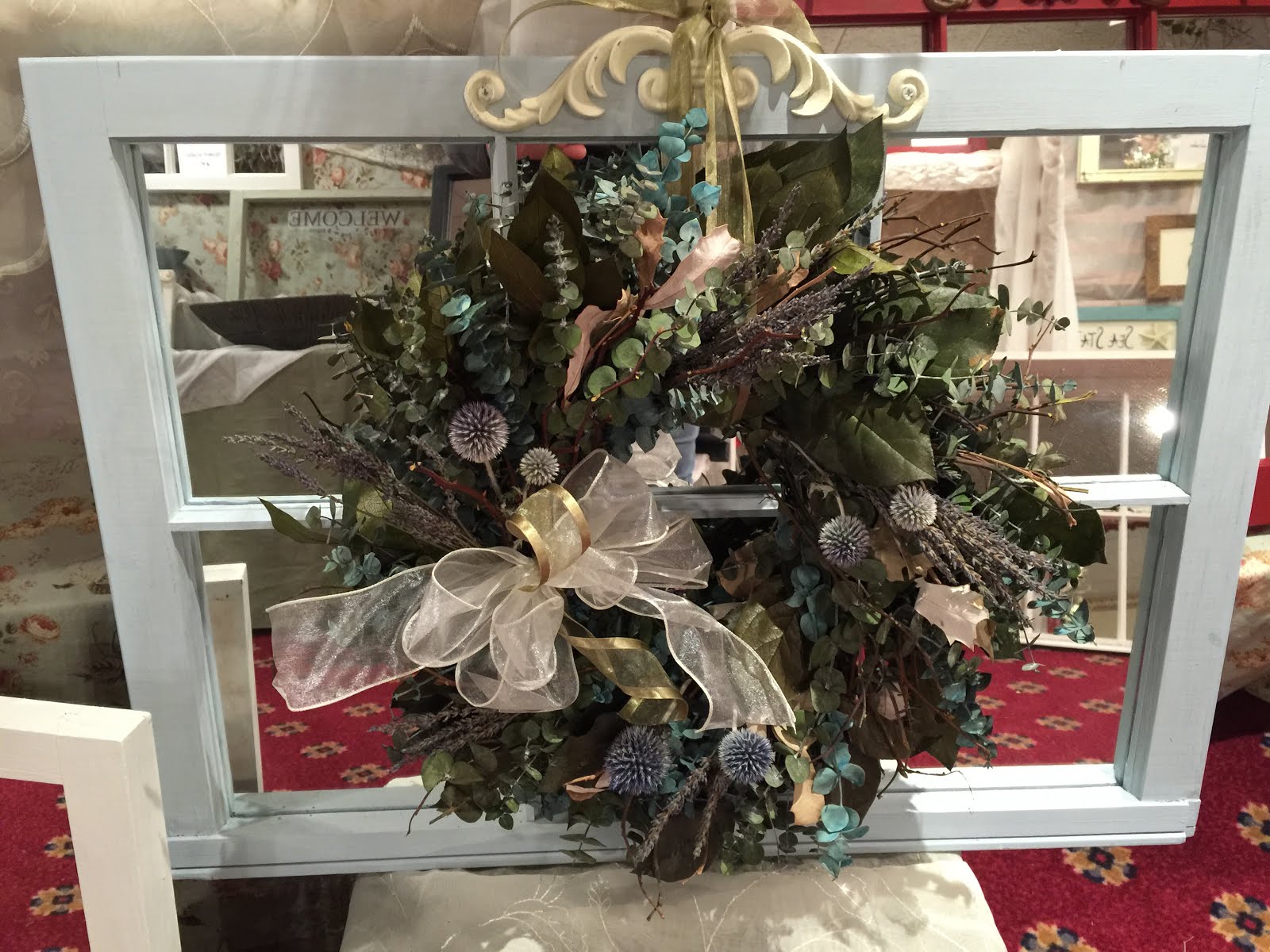 Decorated wreaths