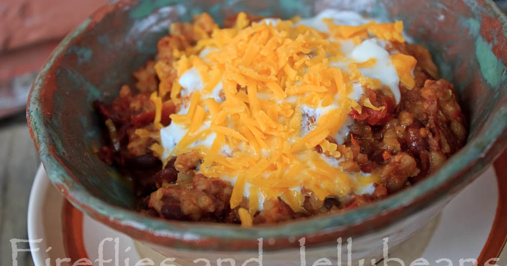 Fireflies and Jellybeans Fresh Tomato Chili Recipe (no cans!)