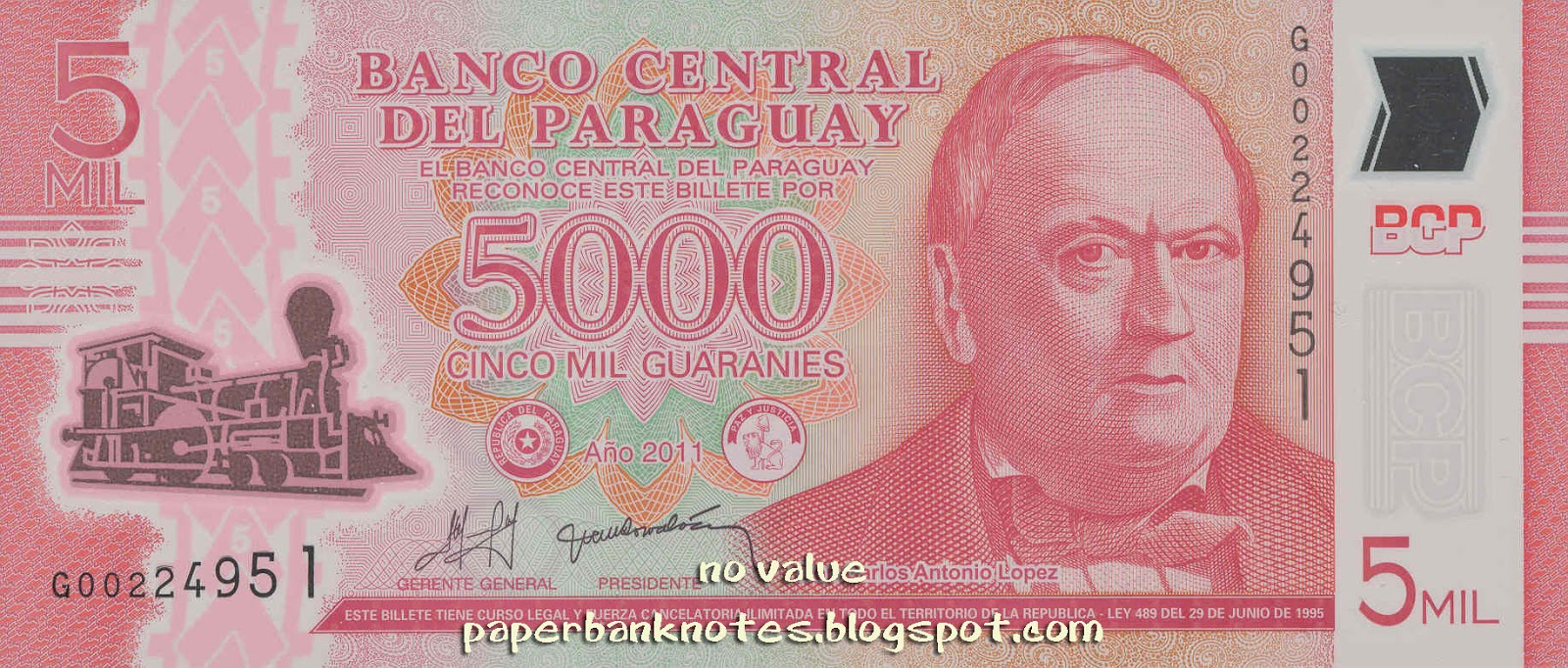 Paraguay PyPNL-5000GuaraniesPolymer2011_f+copy