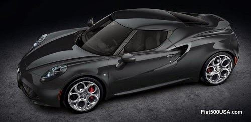 Alfa Romeo 4C in Nero