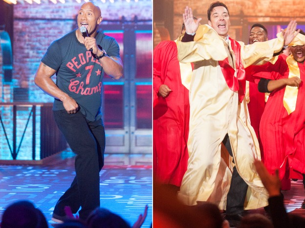 Lip Sync Battle Temporada 1 Episodio 1 : Jimmy Fallon vs. Dwayne