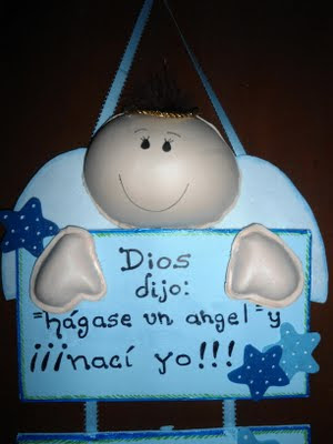 Kikita-Manualidades: Colguije para puerta Bebé