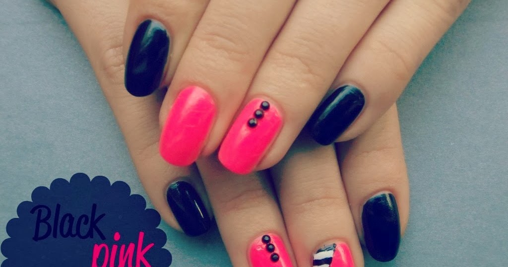 Black and Pink Nail Art Inspiration on Tumblr - wide 6