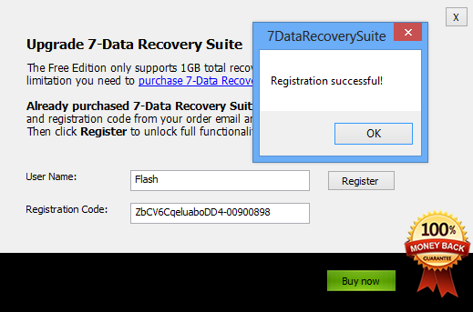 7 Data Recovery 4.1 Serial Key Only