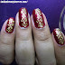 Gold lace nail art decal stickers from Bornprettystore and NOTDs