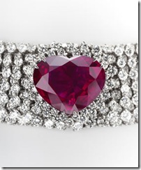 diamond ruby heart