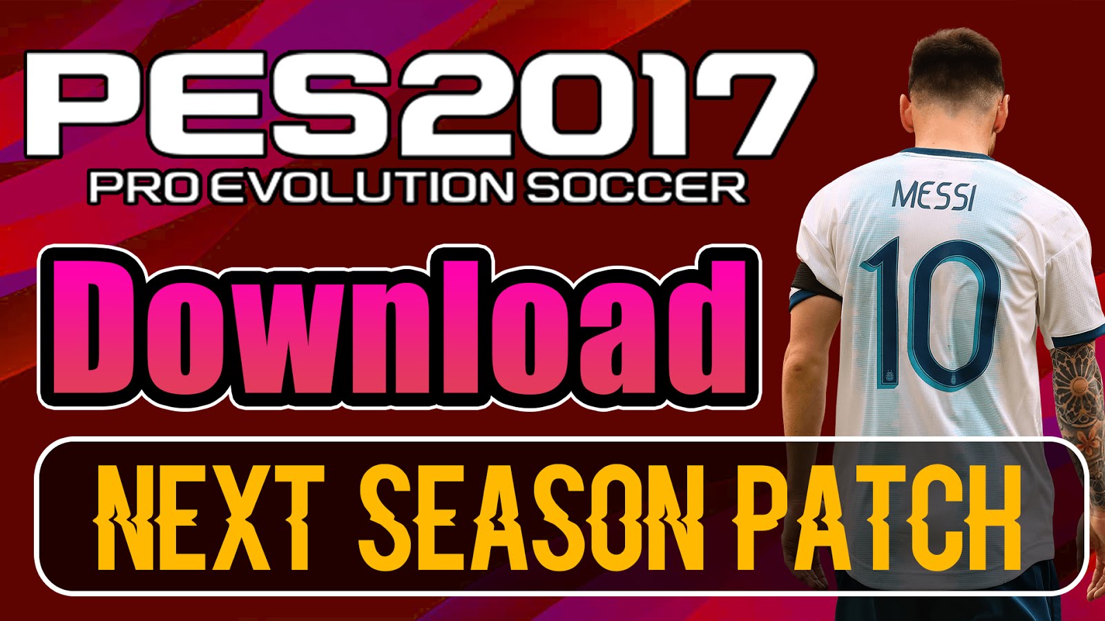 Pes 2017 Download Patch Next Season 2020 New Update New Graphics And Last Transfers Aymen Zitouni