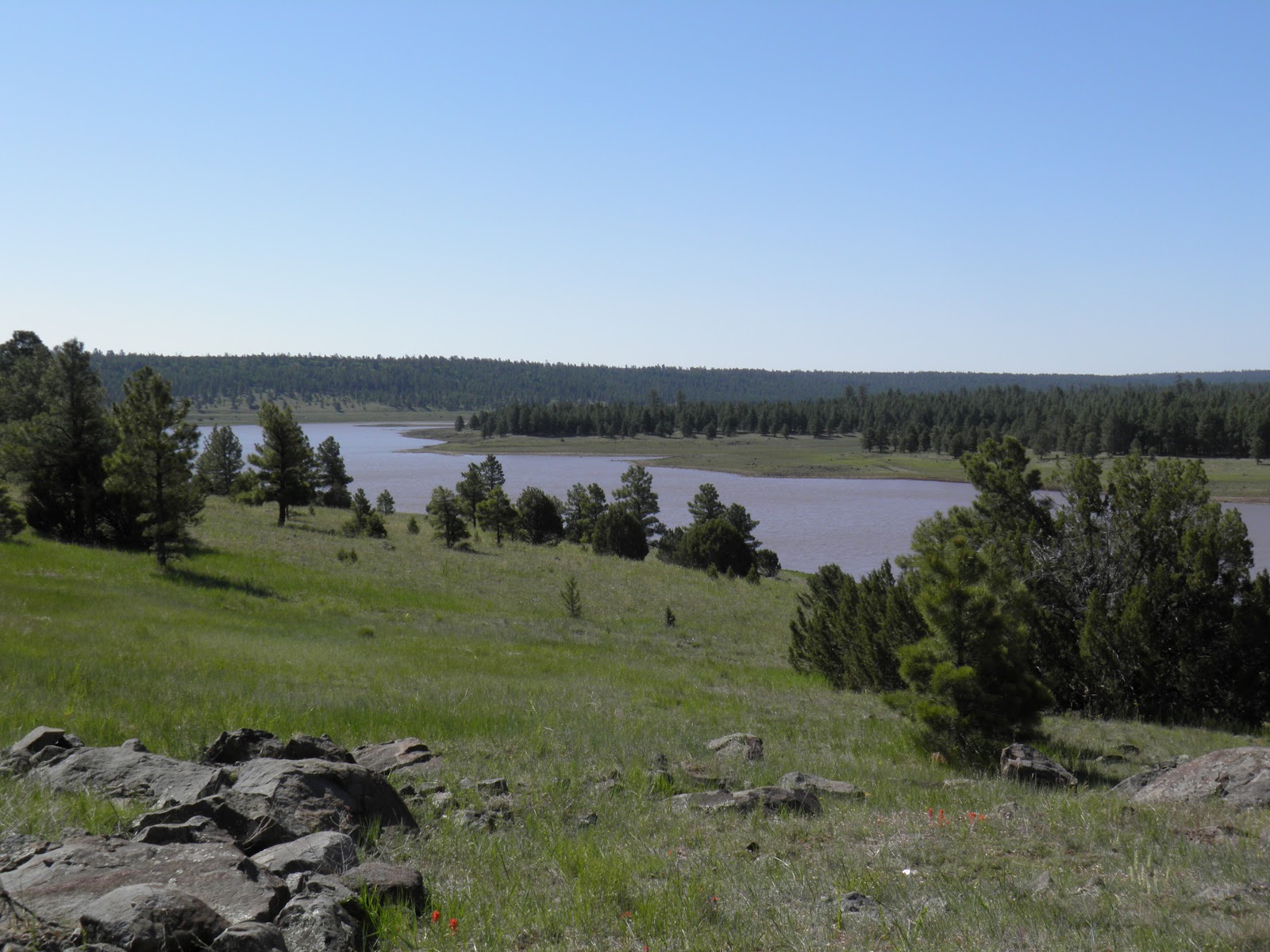 walking flagstaff bike ride lake mary this morn