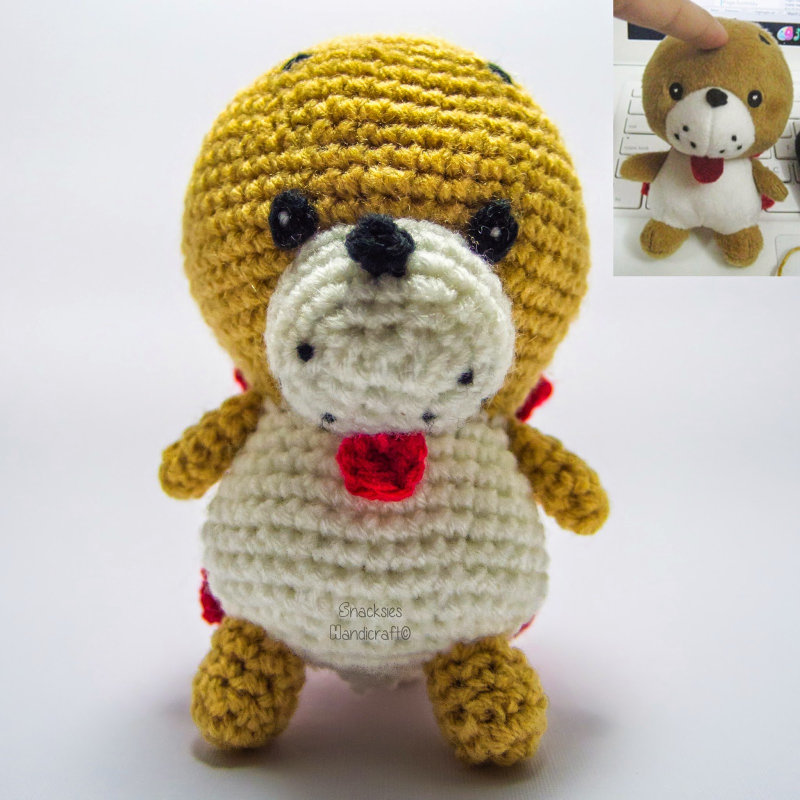 Crocheted Replica of Toy - Kiwatarou (???) Amigurumi ...