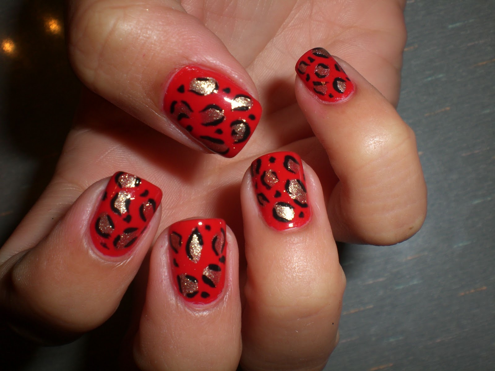 Oh Me! Oh My!: Nora's Exotic Birthday Nails!